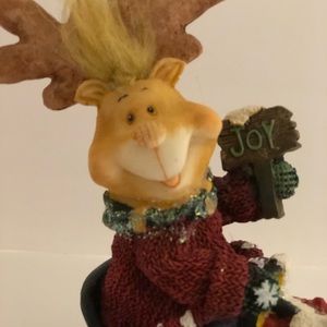JTS International Inc. Resin Christmas Moose